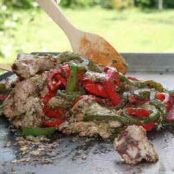 Carne de res a la plancha con pesto