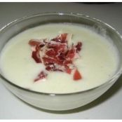 Sopa fría de melón con jamón