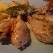 Pollo a la sidra