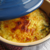 Gratinado de calabacín con ricotta