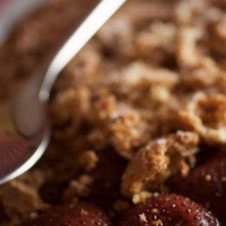 Crumble de fresas ”delicioso”