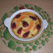 Gratinado de fresas y melón