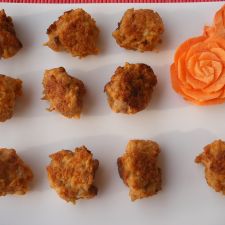 Albóndigas de pollo con mostaza y pimentón