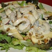 Ensalada de pavo y roquefort