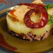 Parmentier pato foie gras (receta francesa)