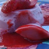 Panna cotta de fresas