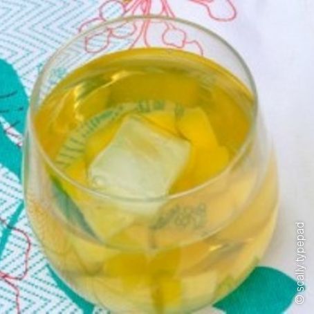 Té helado al melocotón