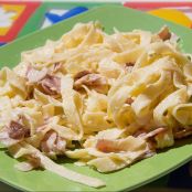 Tagliatelle a la carbonara