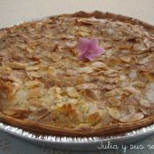 Tarta Bakewell de almendra y mermelada