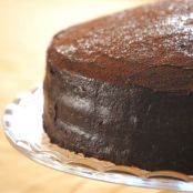 Tarta de chocolate y crema de canela