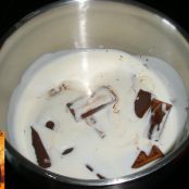 Tarta de chocolate con jengibre y plátano - Paso 3