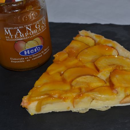 Tarta de manzana y mango