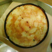 Tarta de piña con crema