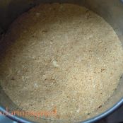 Tarta de queso con mermelada de naranjas, nueces y arándanos. - Paso 1