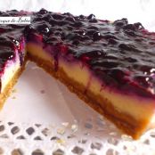 TARTA DE QUESO CON MERMELADA DE ARÁNDANOS AL MICROONDAS - Paso 1