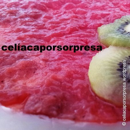 TARTA DE QUESO Y MERMELADA DE FRESA