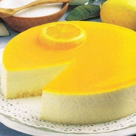 Tarta de queso al limón
