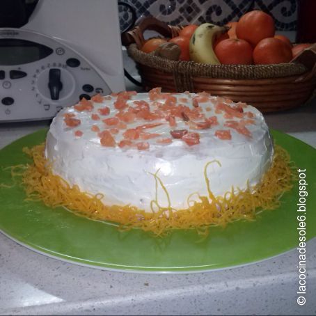 Tarta de salmón con Thermomix