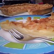 Tarta flan de manzanas y almendras en Thermomix