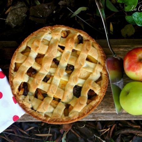 Tarta de manzana holandesa