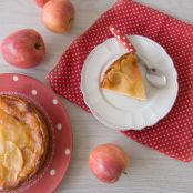 Tarta de yogur y manzana