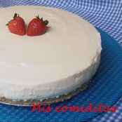 Tarta mousse de leche merengada