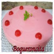 Tarta petit suisses de fresa en Thermomix