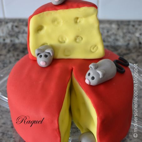 Tarta El queso y sus ratoncillos