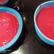 Red velvet - tarta de terciopelo rojo - Paso 7