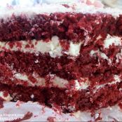 Red velvet - tarta de terciopelo rojo - Paso 9