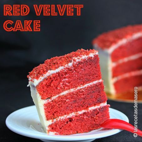 Tarta terciopelo rojo (red velvet cake)