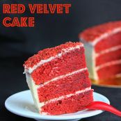Tarta terciopelo rojo (red velvet cake)
