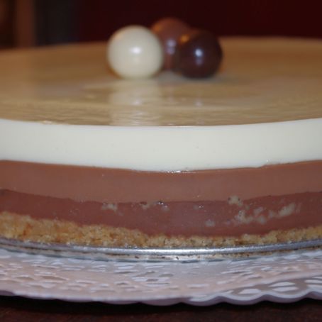 TARTA TRES CHOCOLATES