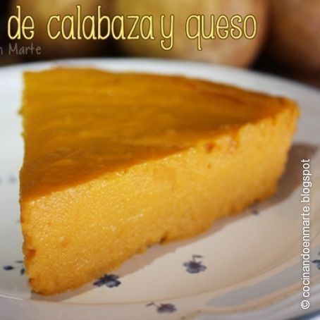 Tarta de calabaza y queso