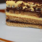 Tarta clásica de galletas y chocolate