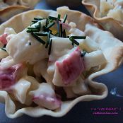 TARTALETAS DE CANGREJO CON MANZANA Y APIO