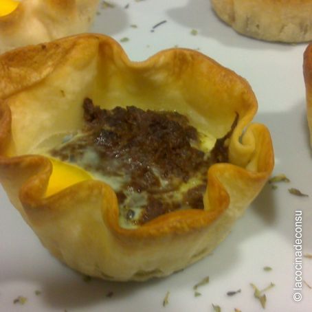 Tartaleta de morcilla