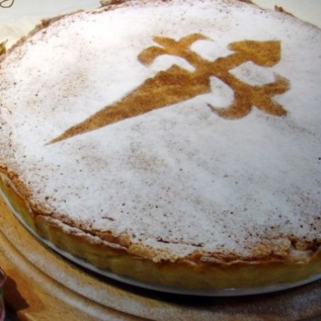 Auténtica tarta de Santiago