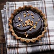 Tartaletas de ganache de chocolate al whisky