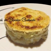 Timbal de Bacalao Gratinado - Paso 1