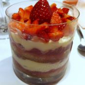 Tiramisú de fresas