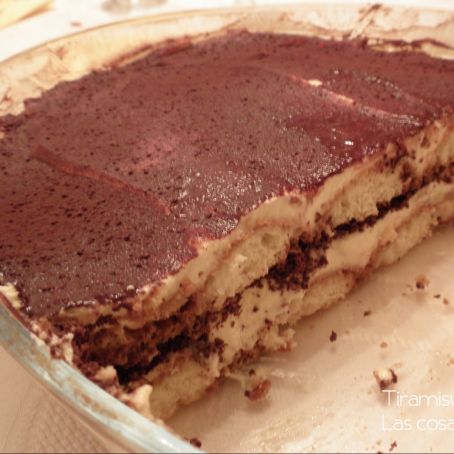 Tiramisú casero