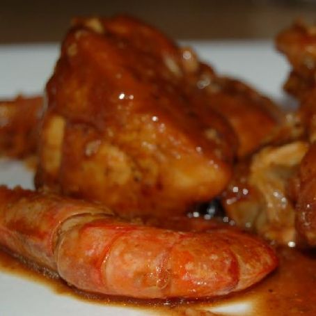 Pollastre amb gambes