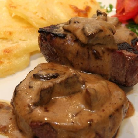 Medallons de llom al forn