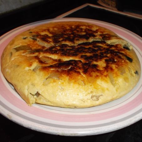 Tortilla de patata y calabacín