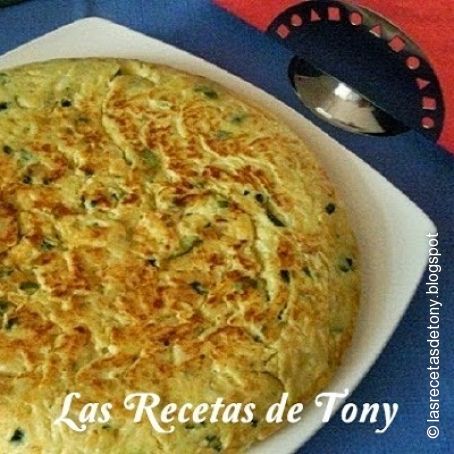 Tortilla de calabacín y patatas
