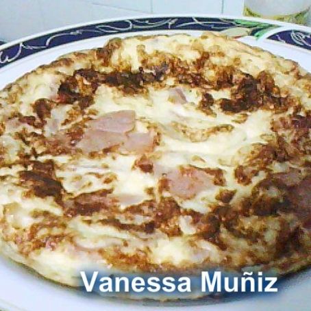 TORTILLA DE JAMÓN YORK Y QUESO