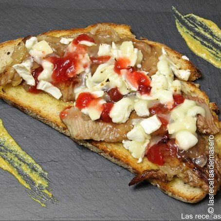 Tosta de secreto ibérico