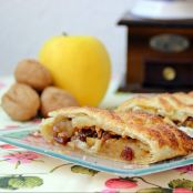 Trenza de manzana y frutos secos