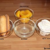 Triffle de melocotón - Paso 1